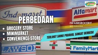 PERBEDAAN ANTARA MINIMARKET GROCERY STORE amp CONVENIENCE STORE DI USAHA RETAIL sembakoonline [upl. by Heath6]