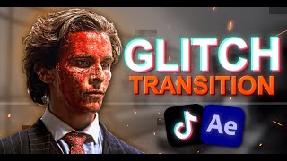 HOW TO Glitch Transition Effect I After Effects Tutorial [upl. by Kantor]