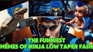 THE FUNNIEST TIKTOKS OF NINJAS LOW TAPER FADE [upl. by Adnerol739]