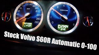 Volvo S60R 0100 Acceleration Stock [upl. by Buskus]