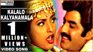 Kalalo Kalyanamala Full Video Song  Peddannayya Movie  Balakrishna Indraja Roja [upl. by Standing289]