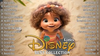 Walt Disney Songs Collection with Lyrics 2024 🛕 The Most Romantic Disney Songs  Disney Soundtracks [upl. by Philbin966]