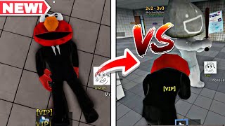 ROCKO VS ELMO…  NEW UPDATE  ROBLOX FIGHT IN A SCHOOL [upl. by Enyahs]