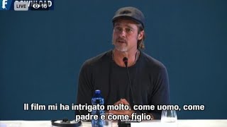 Brad Pitt quotAd Astraquot mi interessava come uomo padre figlio [upl. by Linetta385]