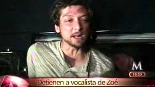 Detienen a León Larregui vocalista de Zoé en la Roma [upl. by Ari]