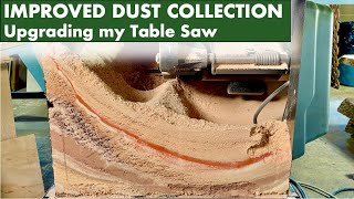 Upgrading Table Saw Dust Collection [upl. by Coleville292]