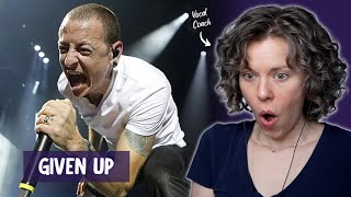 Reaction to quotGiven Upquot by Linkin Park Firsttime Listen and Vocal Analysis [upl. by Clova516]