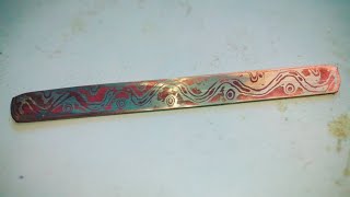 Mokume Gane  Making of a Ring  Part 1 [upl. by Corley504]