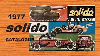 SOLIDO CATALOGUE 1977 Catalog CloseUp [upl. by Nomit949]