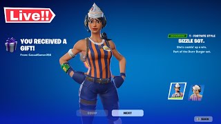 🔴 SIZZLE FORTNITE ITEM SHOP LIVE Today Fortnite Chapter 5 [upl. by Pepito812]