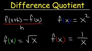 Difference Quotient [upl. by Eden]