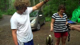 Fishing result in Bon Echo Provincial Park Canada day 2 [upl. by Dorice610]