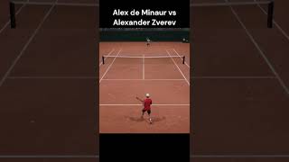 Alex de Minaur vs Alexander Zverev  Roland Garros  NEW UPDATE Shorts Tennis Gaming [upl. by Sisak847]