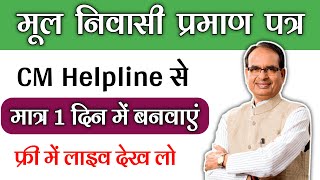 सीएम हेल्पलाईन 181 मूल निवासी प्रमाणपत्र  CM Helpline 181 Domicile Certificate  JAYSDIGITAL [upl. by Alanna519]