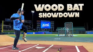 2024 WOOD BAT SHOWDOWN  Baseball Bat Bros RRExpressBaseball [upl. by Ynohtnaluap]