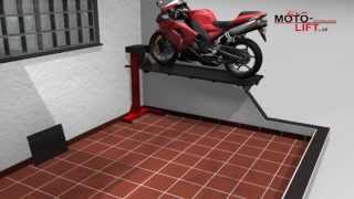 wwwmotoliftde Motorcycle LiftBikeliftMotorradhebebühnebike liftmoto liftmotorcycle lift [upl. by Steel]