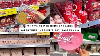 WHATS NEW IN HOME BARGAINS EASTER MOTHERS DAY VALENTINES DAY amp A HAUL [upl. by Erdnoed]