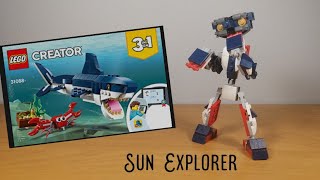 Lego 31088 alternate build Sun Explorer [upl. by Noffihc]