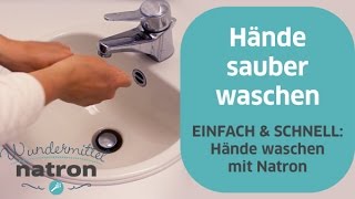 Hände waschen mit Natron [upl. by Larson]