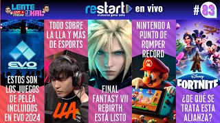 TODO SOBRE LA LLA  NINTENDO ROMPERÁ RECORD  RESTART EN VIVO 83  febrero 08 2024 [upl. by Geraud224]