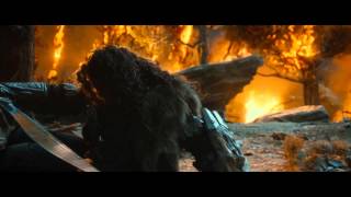 The Hobbit An Unexpected Journey Azog vs Thorin Battle HD [upl. by Zeke553]