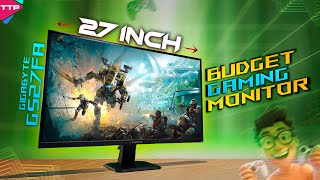 Gigabyte GS27FA 27quot Gaming Monitor Overview [upl. by Ellertal327]