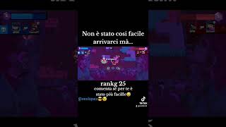 Arrivato a rangk 25 sò che mi manca tanto Si va avanti 👍👍brawlstars seguitemi gameplay perte [upl. by Pearla]