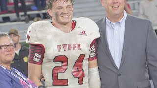 Fyffe Football star Logan Anderson picks up offer from Georgia [upl. by Kcirdek]