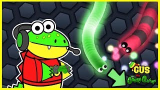 Slither io Lets Play Snake Vs Snake [upl. by Snahc889]