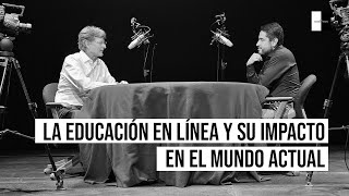 El impacto de la educación en línea El ejemplo Platzi Enrique de la Madrid platica con Freddy Vega [upl. by Zobkiw]