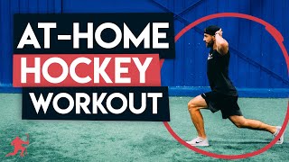 AT HOME HOCKEY FOLLOW ALONG WORKOUT 🏒 [upl. by Lissie93]