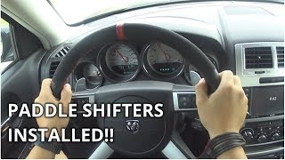 I Installed Paddle Shifters in my Dodge Charger SRT8 [upl. by Aivlys347]