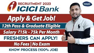 How To Get Job In ICICI Bank 2023  ICICI Bank Online Job Apply  How To Get Job In Bank  ICICI [upl. by Law]