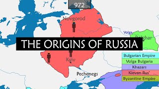 The origins of Russia  Summary on a Map [upl. by Anitac303]