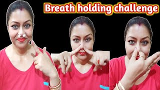 Breath Hold Challenge  Requested Challenge Video  monsuniquevlog3528 [upl. by Aned]