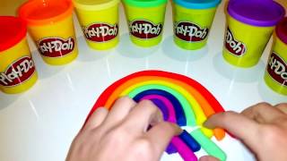 Play Doh rainbow How to Make [upl. by Enom]