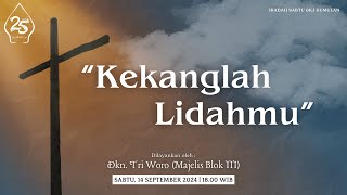 Siaran Langsung Ibadah Sabtu 14 September 2024  Bahasa Indonesia [upl. by Aliuqehs]