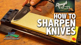 Knife Sharpening 101  How To Sharpen on DMT Sharpeners [upl. by Snevets]