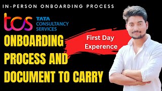 TCS Onboarding Update 2024  in PersonPhysical Onboarding process in TCS  Documents to Carry [upl. by Mccallum]