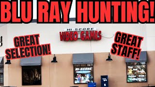 SHOPPING HISCORE VIDEO GAMES IN WOODBURY MN  Blu Ray Hunting [upl. by Ayanej]