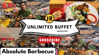 Unlimited BBQ buffet in Bangalore🫣  Absolute Barbecue  Electronic City Tamil Food Vlog  JebinJR [upl. by Leugimesoj680]