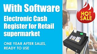 PC software electronic cash register ECR for retailers ECR600 [upl. by Barrington]