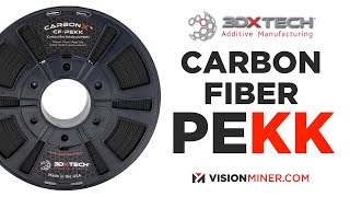 CFPEKK  Carbon Fiber Polyetherketoneketone 3D Printing Filament from 3DXTech [upl. by Uohk]