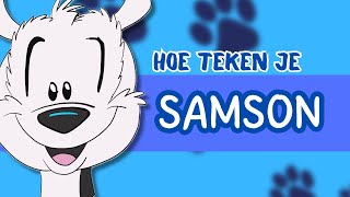 HOE TEKEN JE SAMSON  STUDIO 100 TEKENLES [upl. by Amarillis820]