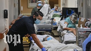 Inside this California hospital a ‘constant battle’ against covid19 [upl. by Rubliw746]