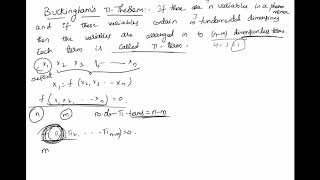 buckinghams pi theorem  etution  fluid mechanics [upl. by Odine818]