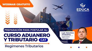 📍DOMINA LOS REGÍMENES TRIBUTARIOS Y PREPÁRATE PARA EL EXAMEN CAT DE SUNAT 2024 ✈️🔍 [upl. by Edmee934]