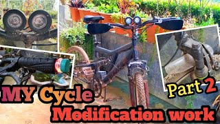 MY Cycle Modification Work part 2 Malayalam video cycle modified [upl. by Yllitnahc]