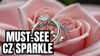 Jeulia CZ Sterling Silver Wedding Ring Sets Review  Elegant amp Versatile Jewelry for Every Occasion [upl. by Boudreaux]