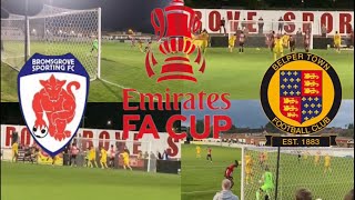 Bromsgrove Sporting Vs Belper Town Emirates FA Cup 1st Qualifying Round facup [upl. by Gratiana]